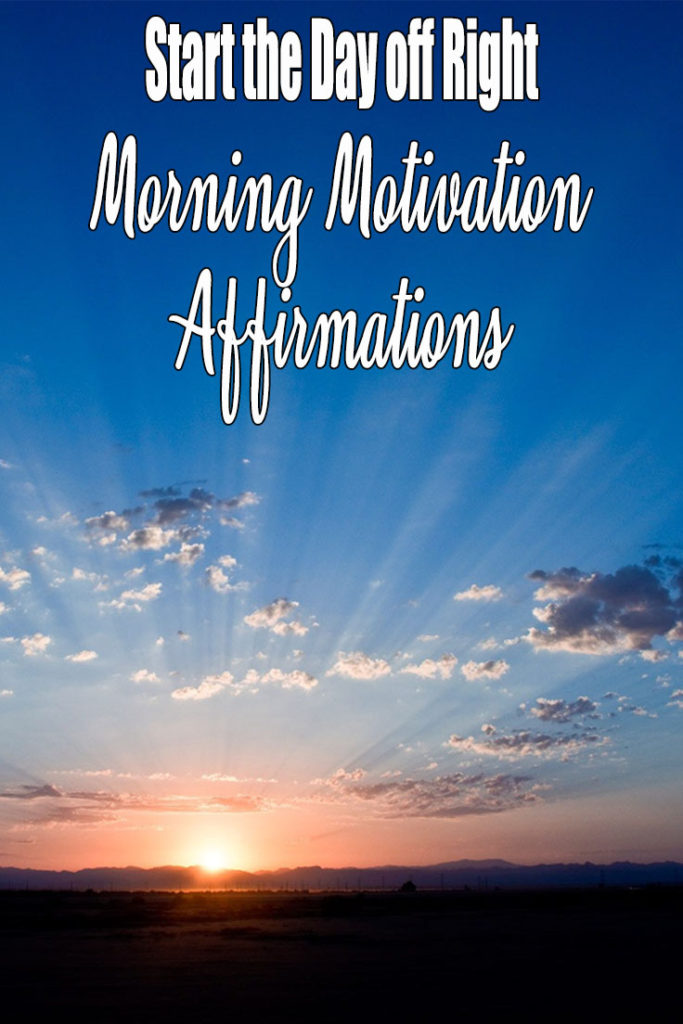 I often find myself with a to-do list a mile long and no motivation. To help motivate myself, I am incorporating these morning motivation affirmations into my routine.