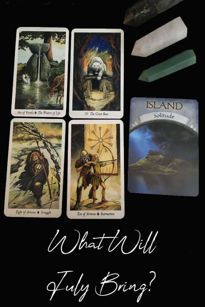 What will july bring?  Are you looking for some mystical guidance as to what July might bring?  Check out this tarot card reading.